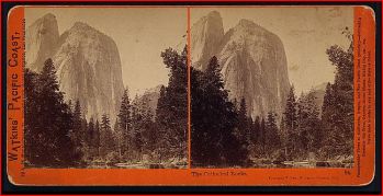 Cathedral Rock, Yosemite, c. 1874